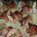 Marwee_030711's cooksnap of when they made Bacon Wrapped Buffalo Cheese Stuffed Shrimp.
