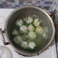 Cooksnap dari sri untuk resep Mpasi 9m+ - Bakso Ayam Wortel Brokoli