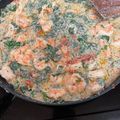 Rusty Spencer's cooksnap of when they made Tuscan Shrimp in creamy garlic sauce.
