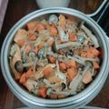 乔乔 的 鮭魚菇菇炊飯(電鍋版) cooksnap
