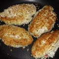 kaylovesfood's cooksnap of when they made Panko Crusted Chicken Stuffed W/ Ricotta, Spinach, Tomato & Basil.
