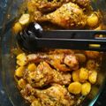 El cooksnap de Bibiana Calderin cuando hizo Contramuslos de pollo con vino al horno.