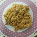 El cooksnap de Zaira cuando hizo Risotto de setas y gambitas.