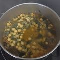 El cooksnap de Ivan cuando hizo Guiso de garbanzos con bacalao y espinacas.