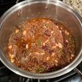 Nick Berardi's cooksnap of when they made Nick’s Beef & Beer Chili.