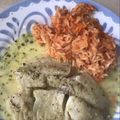 El cooksnap de Maricarmen Orozco cuando hizo Arroz rojo.