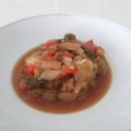El cooksnap de Wallass cuando hizo Escalivada tres colores de pimientos.
