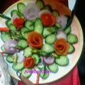 Areeba Khan's cooksnap of when they made Cucumber Tomato & Olive Salad.