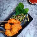 Cooksnap dari Rika Meila Puspita untuk resep Thai Street Food Platter (Bunga Telang Goreng, Chicken Stick)