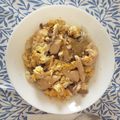 El cooksnap de Nita White cuando hizo Oyakodon.