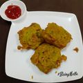 Jasmin Motta _ #BeingMotta's cooksnap of when they made Lahsuni Bread Pakoda.