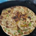 Asha Sharma's cooksnap of when they made Mutter paratha.