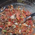 El cooksnap de Eli Muñoz cuando hizo Ensalada de lentejas III.