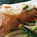 El cooksnap de Gemma cuando hizo Salmón al papillote con verduras y lima.