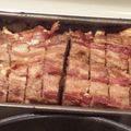 Mandy's cooksnap of when they made Bacon cheeseburger meatloaf.