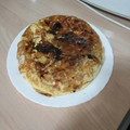 El cooksnap de Rut De Llumiquinga cuando hizo Tortilla de patatas con jamón York y queso.