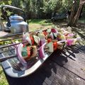 El cooksnap de Marisol Melgarejo cuando hizo Anticuchos de verduras.