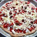Cooksnap από Lilian Apostolopoulou στη συνταγή Πίτσα λάιτ με ζύμη βρώμης