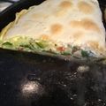 El cooksnap de Andrea Fontanella cuando hizo Tarta de zapallitos.