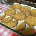 El cooksnap de Priscila cuando hizo Tarta con queso Philadelphia, cuajada y galletas de canela.