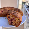 El cooksnap de Carla Pelliccioni cuando hizo Budín de harina integral con banana y frutos rojos.