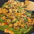 รูป Cooksnap ของ Tualek ตัวเล็ก เมื่อเขาทำ ถั่วแขกผัดพริกแกง