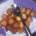 El cooksnap de Pablo Elias cuando hizo Buñuelos dulces.