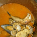 El cooksnap de Manuel Umpiérrez Ramírez cuando hizo Sopa de mariscos para Navidad.