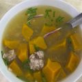 Cooksnap của Tâm Hoa Nguyễn khi họ làm theo món Canh bí đỏ sườn non