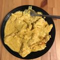El cooksnap de Noemi Hdez cuando hizo Pechuga de pollo al curry.