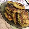 El cooksnap de Nadine Theiller cuando hizo Hamburguesas vegetarianas, sin gluten, de arroz, rellenas de berenjena y queso cremoso (SÚPER ECONÓMICAS).