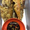 Cooksnap Dapur Yusfarisyia semasa beliau membuat Ikan Goreng Kunyit #KCHUP.