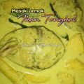 Cooksnap Murni's LittleKitchenz semasa beliau membuat Masak Lemak Ikan Tongkol.