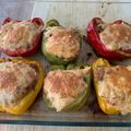 El cooksnap de Miguel Aguilar cuando hizo Pimientos tricolor rellenos.