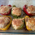 El cooksnap de Miguel Aguilar cuando hizo Pimientos tricolor rellenos.