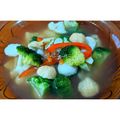 Cooksnap aFun ashriati semasa beliau membuat Sup sayur campur.