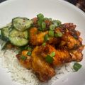 Sonia's cooksnap of when they made Korean Style Sticky Chilli Chicken.