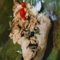 Cooksnap dari Ummanya Cendekia Syam Akbar untuk resep Nasi bakar ayam suwir kemangi