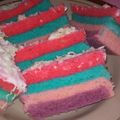 Cooksnap dari iis aisyah untuk resep Rainbow cake(kukus)