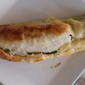 El cooksnap de Jonas Cobos cuando hizo Lomo de merluza relleno de espinacas y gambas.