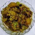 Sweta Sarkar's cooksnap of when they made আলু ফুলকপির ডালনা (aloo fulkopir dalna recipe in Bengali).
