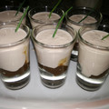 El cooksnap de fanvd Verge cuando hizo Canapé de chupito de yogur de foie con higos.