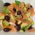 El cooksnap de María José cuando hizo Ensalada de naranja y aguacate.
