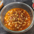 El cooksnap de Esmeralda Carabana cuando hizo Guiso de alubias de bote con chorizo y jamón.