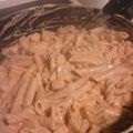 Janell Cortez's cooksnap of when they made Buffalo chicken pasta.