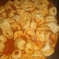 El cooksnap de Jasmin Dippolito cuando hizo Capeletinis caseros de pollo y verduras.