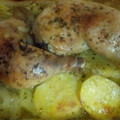 El cooksnap de Marisa cuando hizo Muslos de pollo al horno.