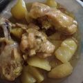 El cooksnap de Merche MR cuando hizo Pollo en salsa con patatas.