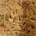 Khalida Misbah's cooksnap of when they made Simple Nigerian jollof spaghetti.