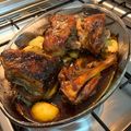 El cooksnap de Charo Cortés cuando hizo Pierna de cordero lechal con naranja, y reducción de vermouth.